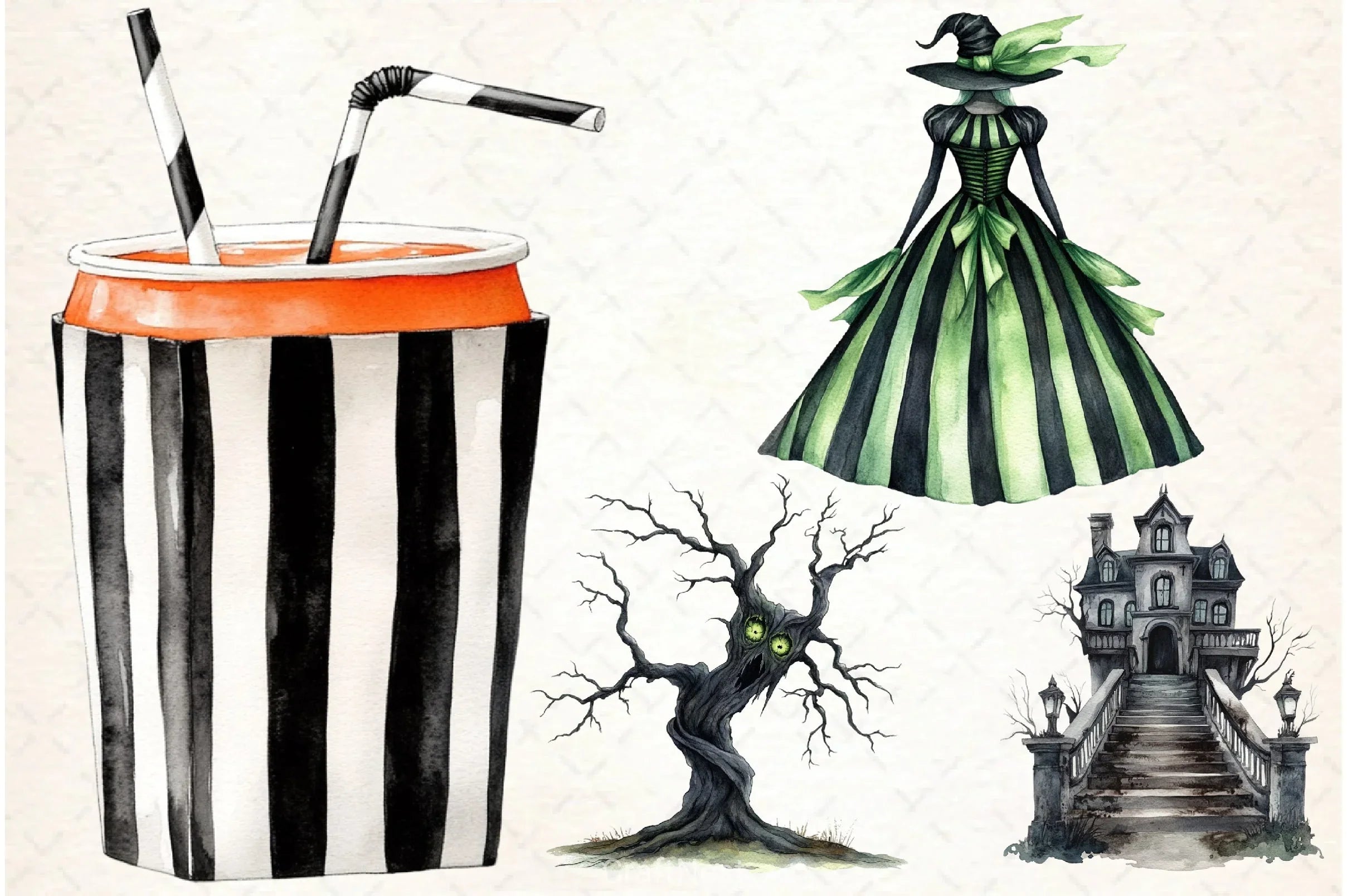 Halloween Horror Clipart Bundle - CraftNest - Digital Crafting and Art