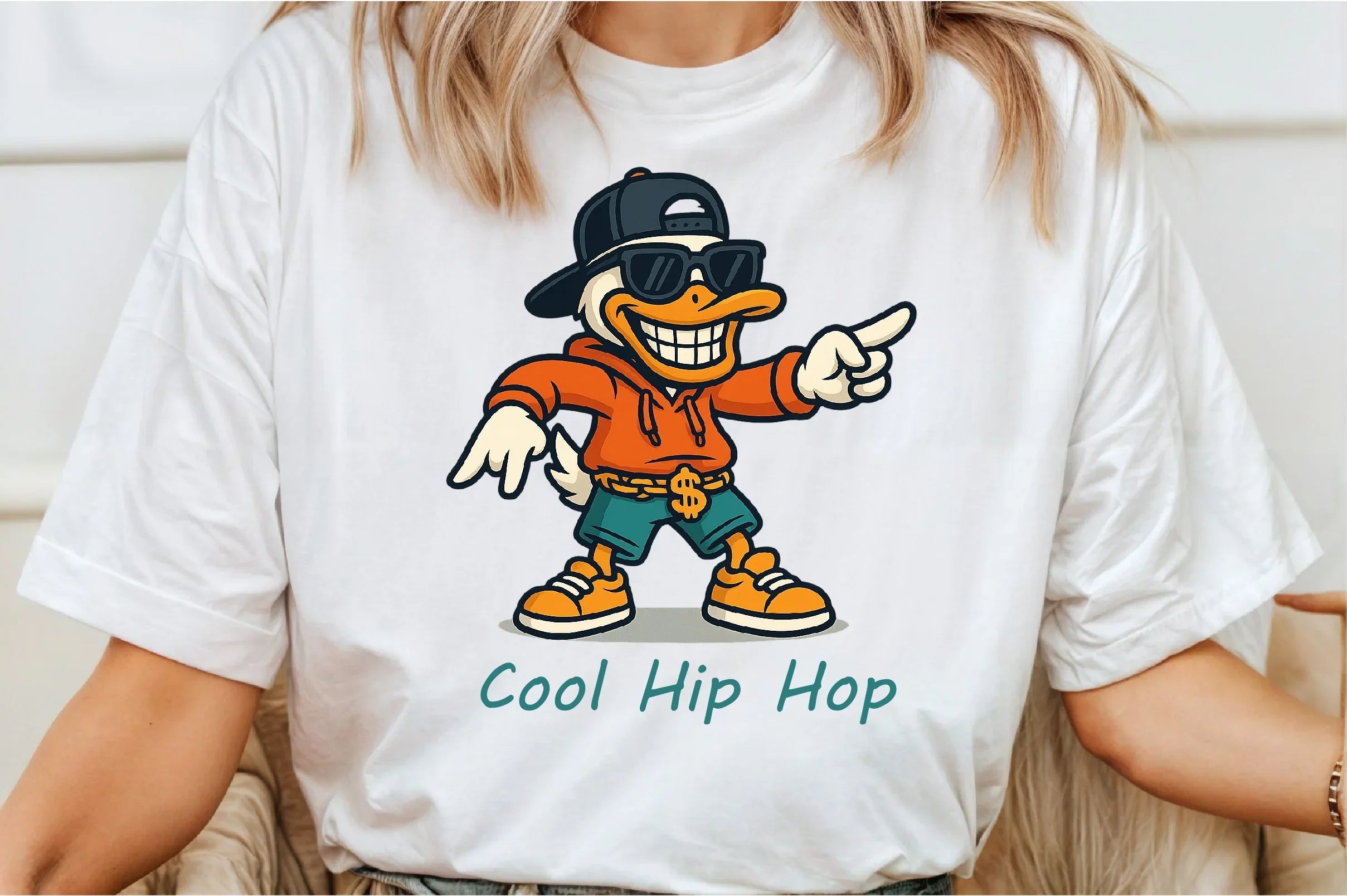 Cool Hip Hop Duck Digital Clipart Bundle - CraftNest - Digital Crafting and Art