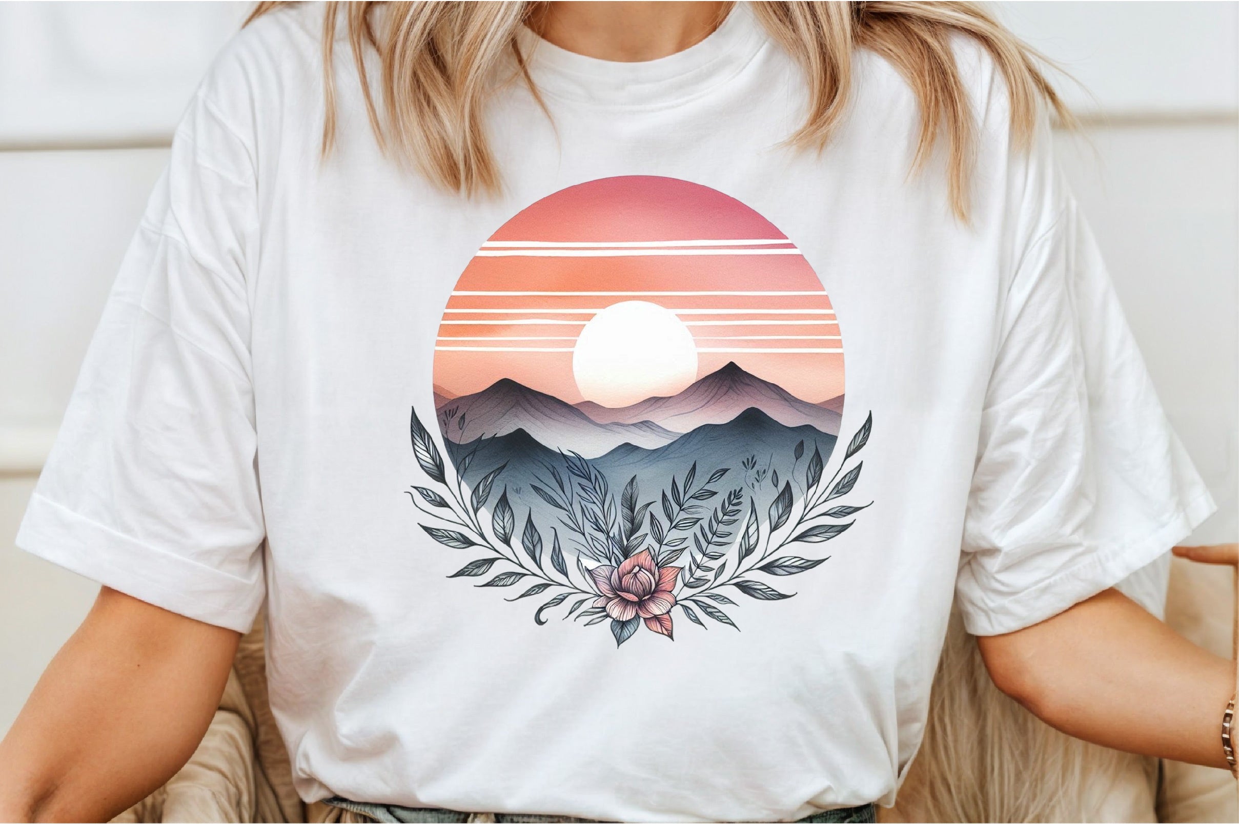 Boho Landscape Clipart Bundle