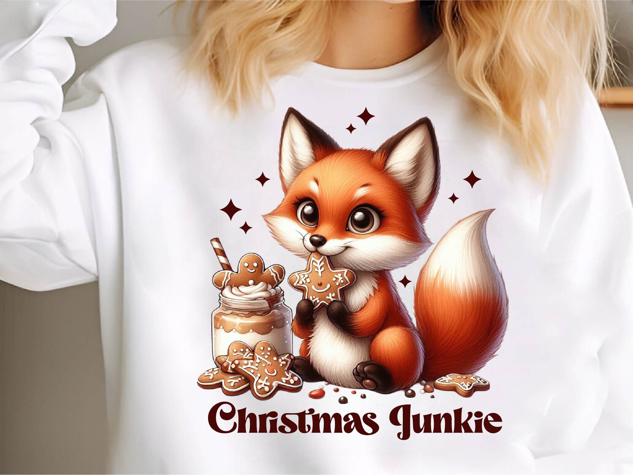 Christmas Junkie Animal Christmas Clipart Bundle