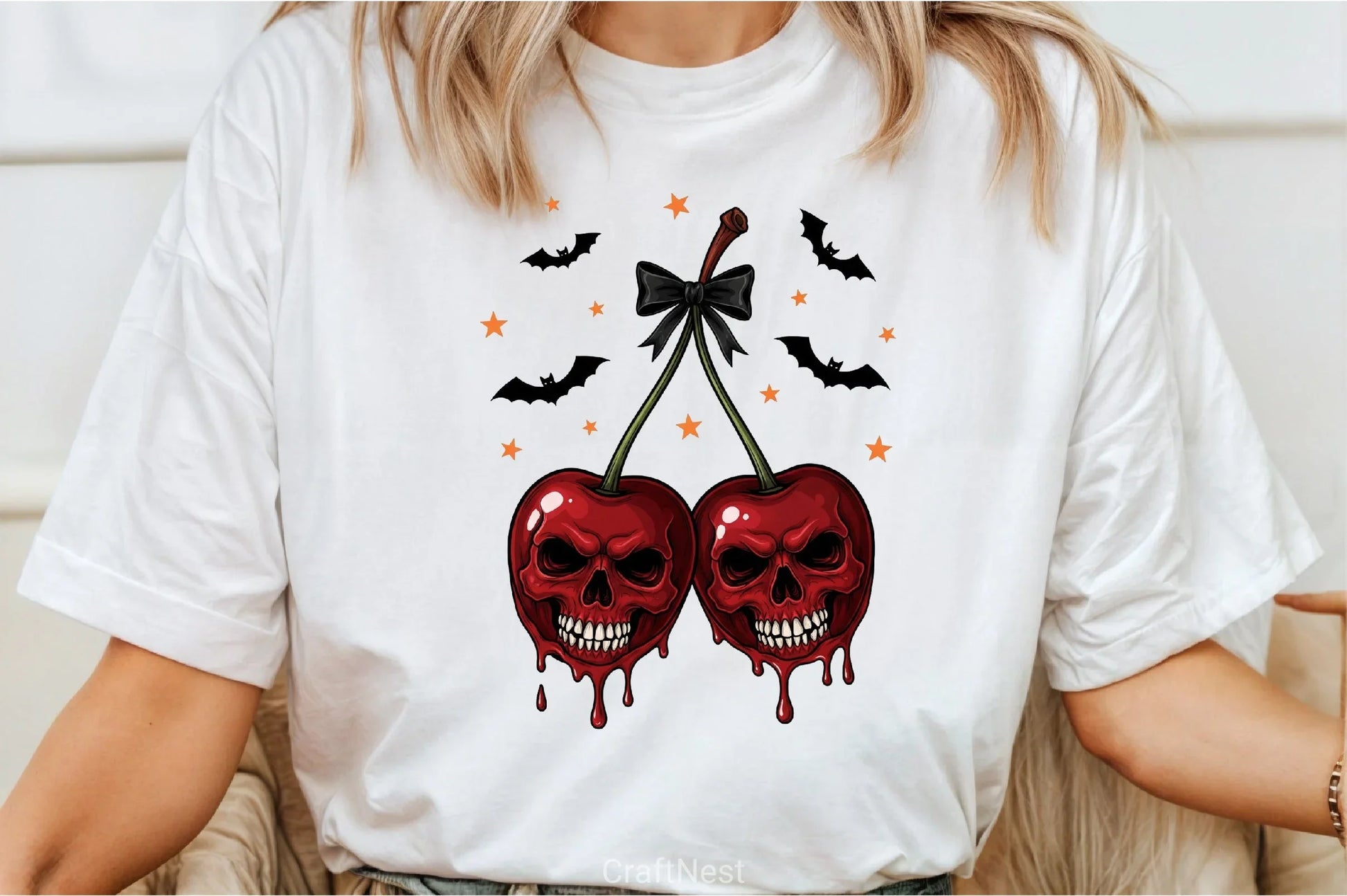 Skull Cherries Halloween Clipart Bundle - CraftNest - Digital Crafting and Art