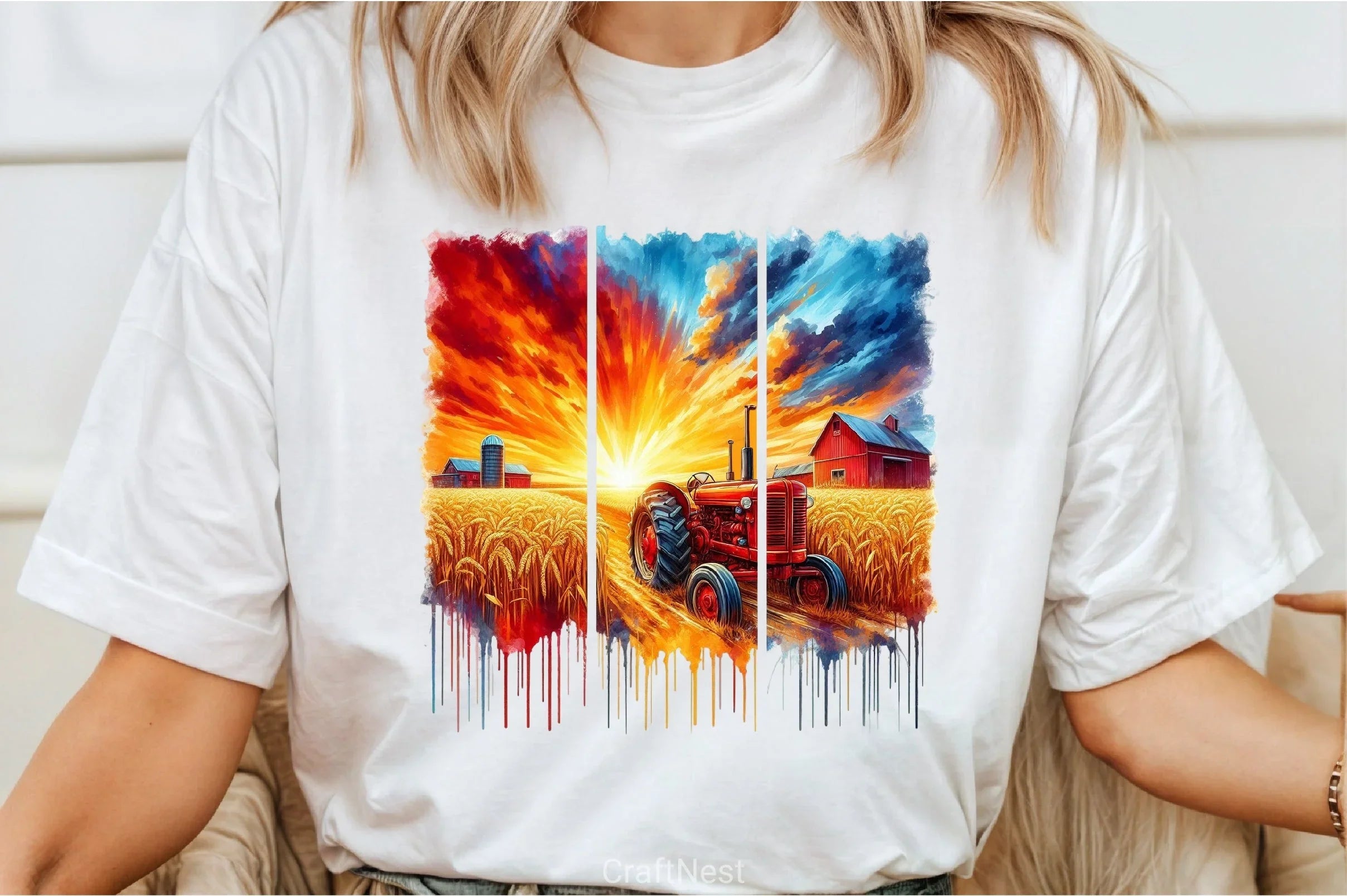 Brushstroke Summer Farm Clipart Bundle - CraftNest - Digital Crafting and Art