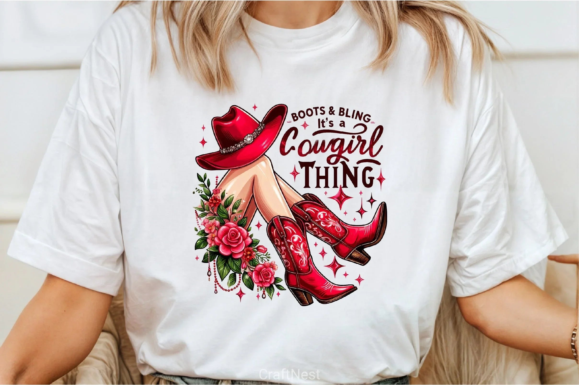 Cowgirl Boots & Bling Clipart Bundle - CraftNest - Digital Crafting and Art