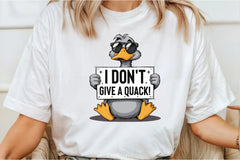 I Don't Give A Quack Sarcastic Clipart Bundle - CraftNest - Digital Crafting and Art
