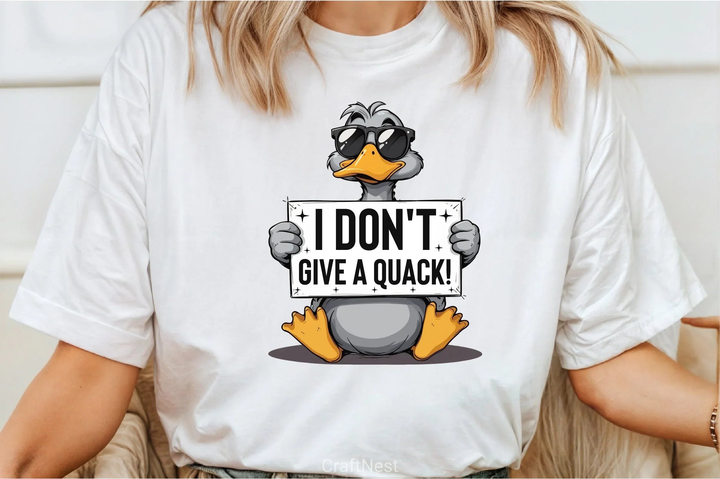 I Don't Give A Quack Sarcastic Clipart Bundle - CraftNest - Digital Crafting and Art