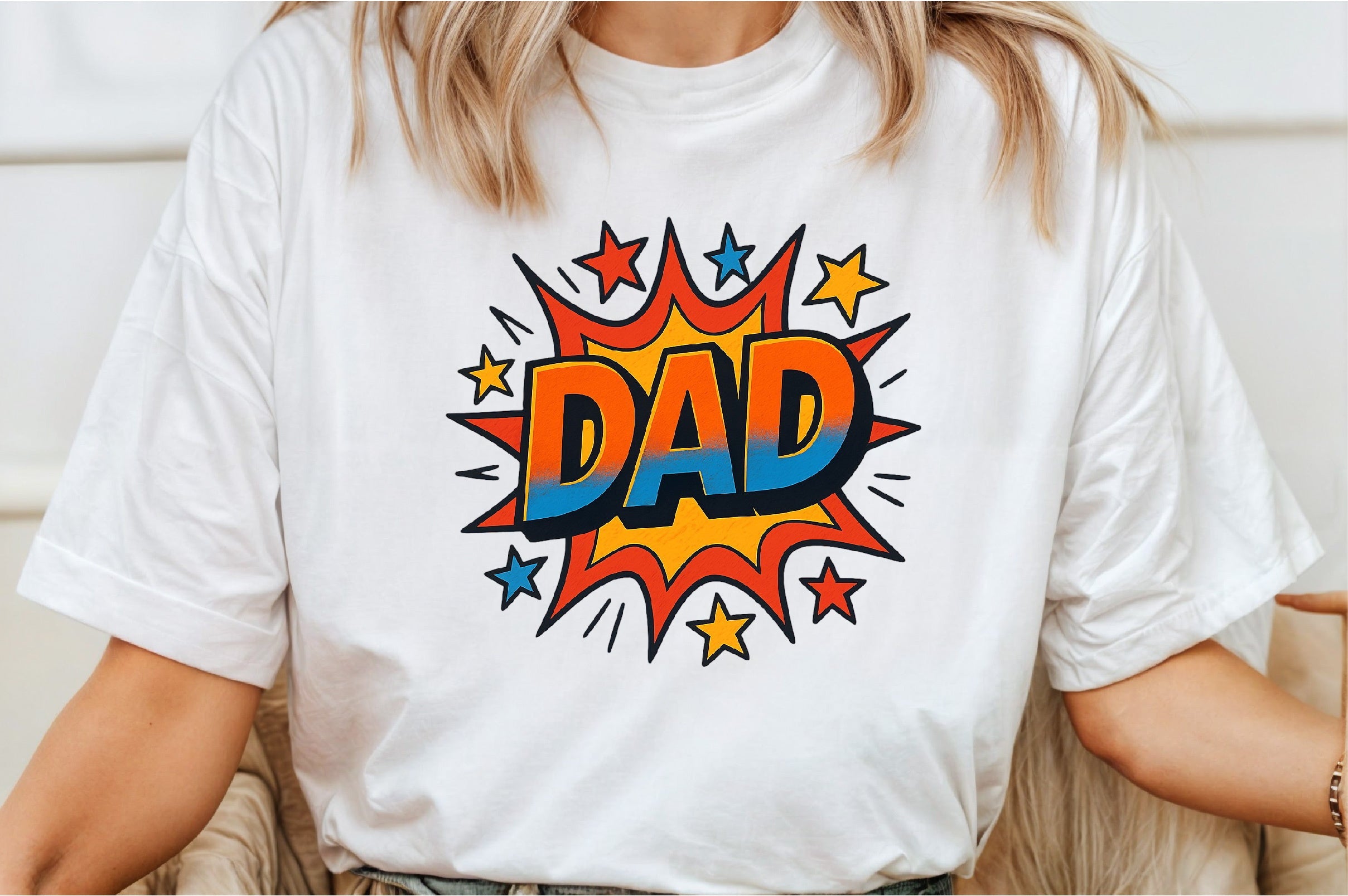 Dad Comic Style Clipart Bundle
