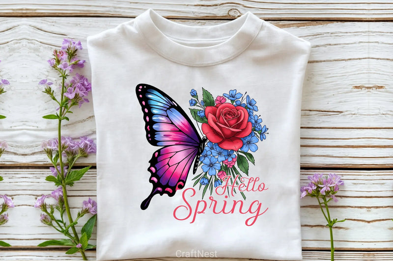 Spring Butterfly Clipart Bundle 6 - CraftNest - Digital Crafting and Art
