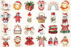 Baby's 1st Christmas Clipart Bundle - CraftNest - Digital Crafting and Art