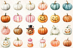 Halloween Pumpkins Clipart Bundle - CraftNest - Digital Crafting and Art