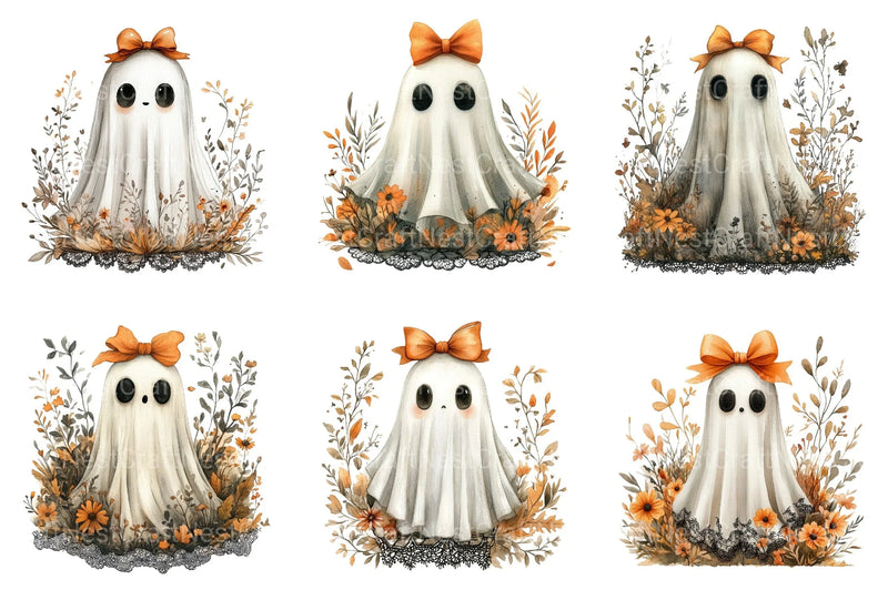 Girly Spooky Season Clipart Bundle - CraftNest - Digital Crafting and Art