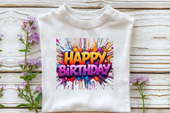 Happy Birthday Clipart Bundle 4 - CraftNest - Digital Crafting and Art