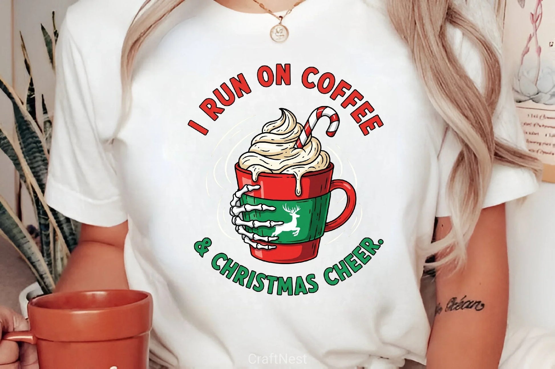 Coffee & Christmas Cheer Clipart Bundle - CraftNest - Digital Crafting and Art