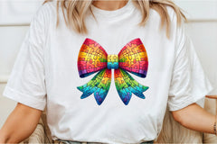 Autism Awareness Bow Clipart Bundle - CraftNest - Digital Crafting and Art