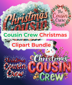 Cousin Crew Christmas Clipart Bundle - CraftNest - Digital Crafting and Art