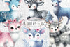 Glitter Elk Clipart Bundle