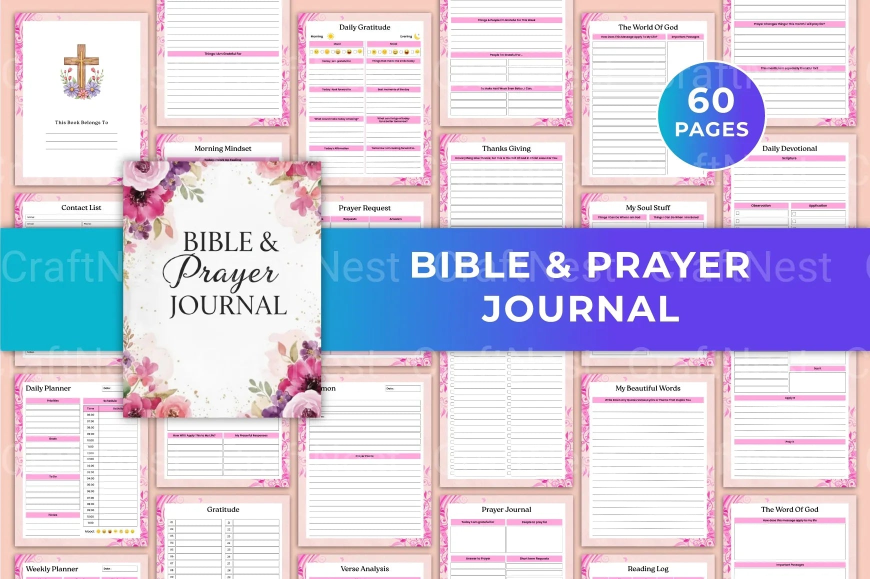 Bible Prayer Guide - CraftNest - Digital Crafting and Art