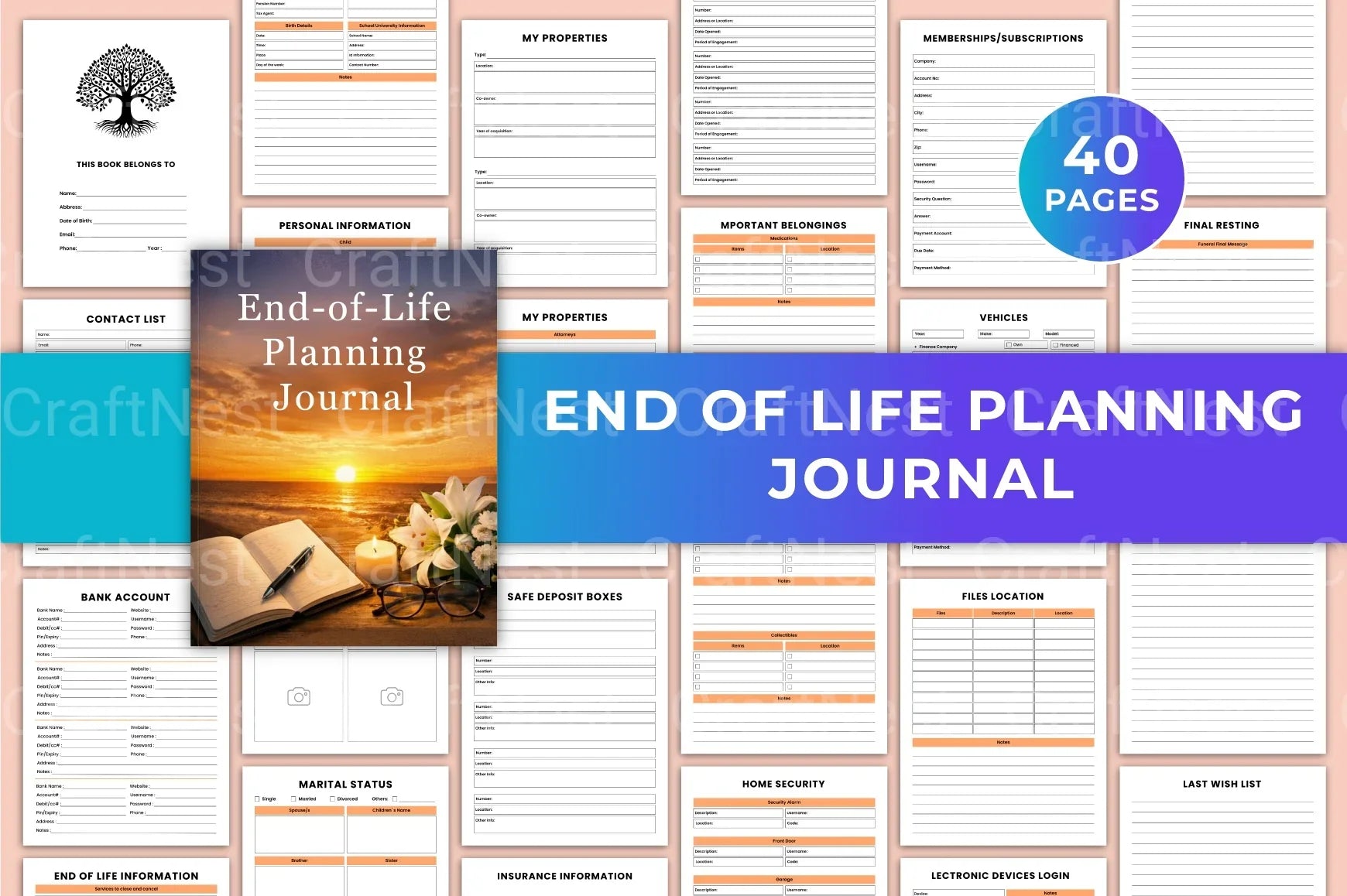 End of Life Planning Guide - CraftNest - Digital Crafting and Art