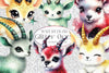 Glitter Oryx Clipart Bundle
