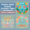 Peace Signs Clipart Bundle
