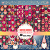 Whimsical Gnome Seamless Pattern Clipart Bundle
