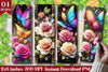 Fantasy Butterfly Roses Bookmark Journal