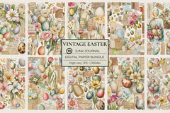 Vintage Easter Junk Journal Papers - CraftNest - Digital Crafting and Art