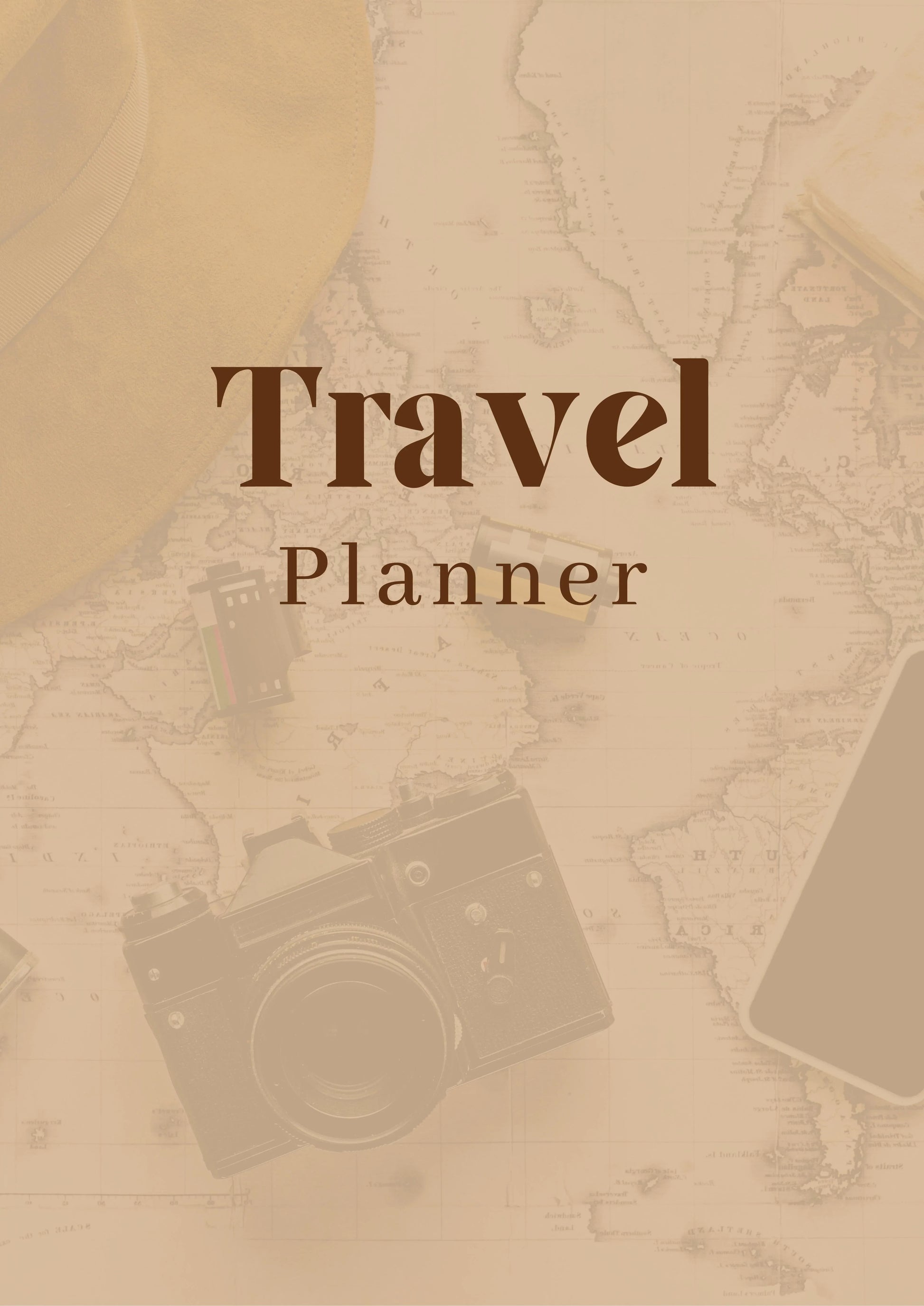 Travel Planner KDP Planner - CraftNest - Digital Crafting and Art