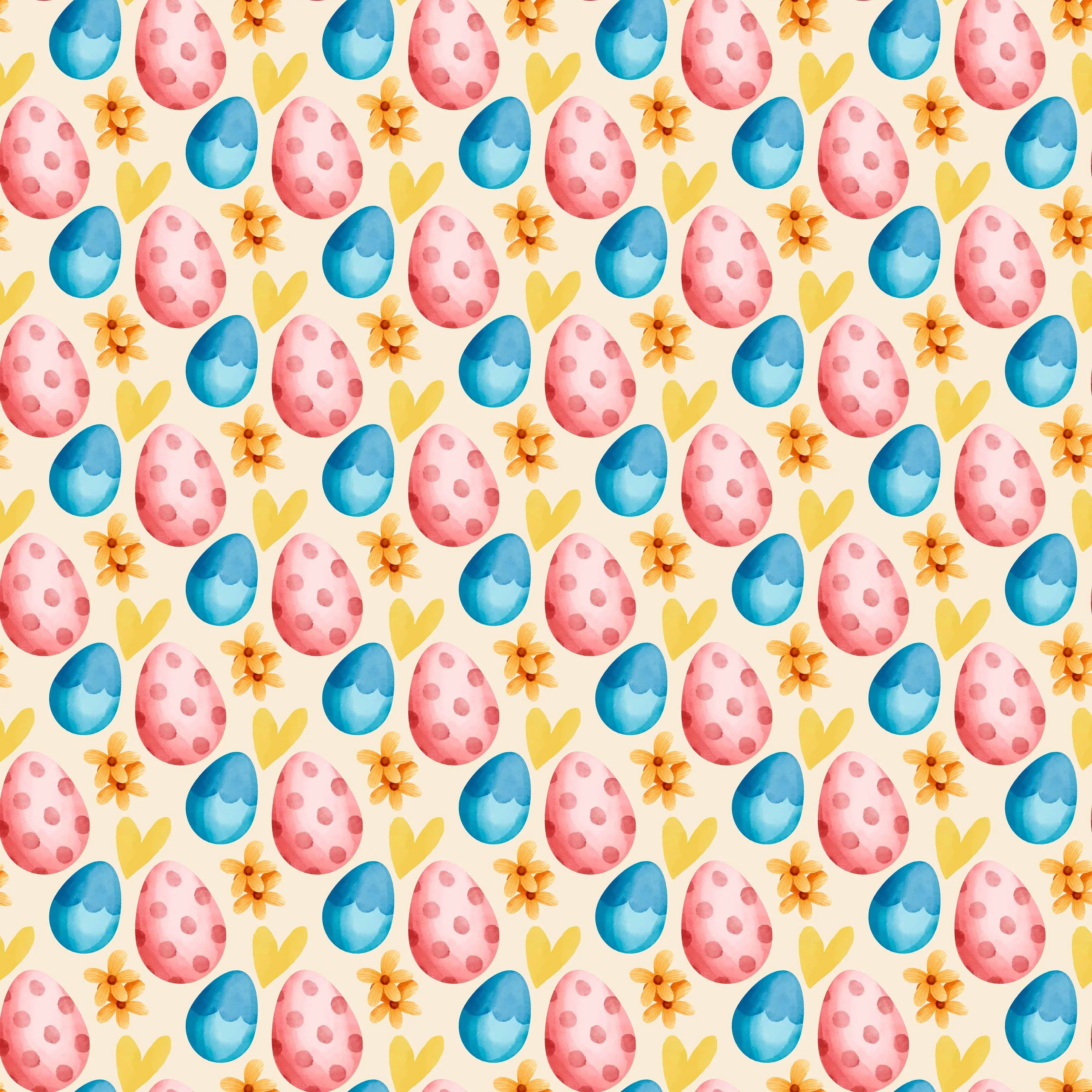 Watercolor Easter Seamless Digital Paper - CraftNest - Digital Crafting and Art