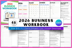 Business Workbook Guide - CraftNest - Digital Crafting and Art