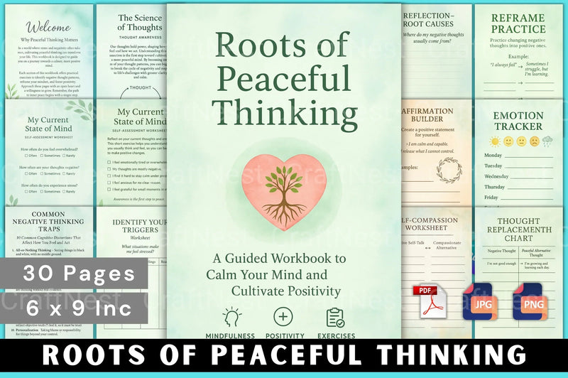 Roots of Peaceful Thinking - CraftNest - Digital Crafting and Art
