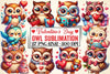 Valentine Owl Clipart Bundle