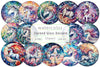 Stained Glass Unicorn Clipart Bundle