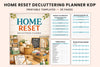 Home Reset Decluttering Planner