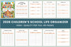 Children's School Life Planner