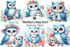 Mother's Day Owl Clipart Bundle