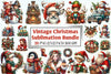 Vintage Christmas Clipart Bundle
