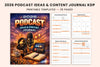 Podcast Ideas Content Journal: Boost Your Creativity