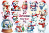 Christmas Polar Bear Clipart Bundle 6