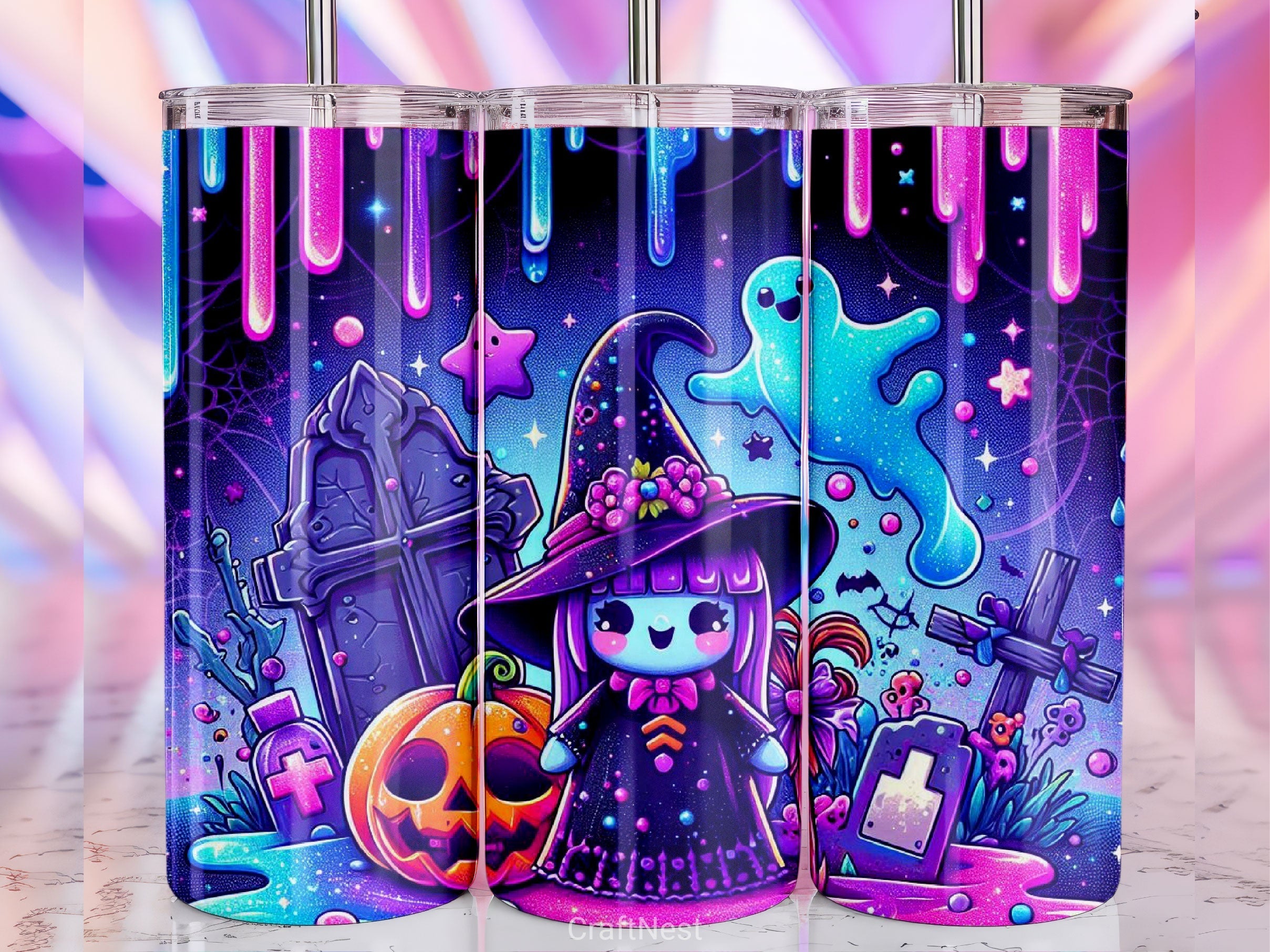 Halloween Voodoo Doll Tumbler Wrap Bundle