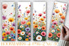 Spring Flower Garden Bookmark Design