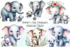 Mother's Day Elephants Clipart Bundle