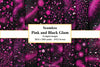 Pink And Black Glam Digital Papers