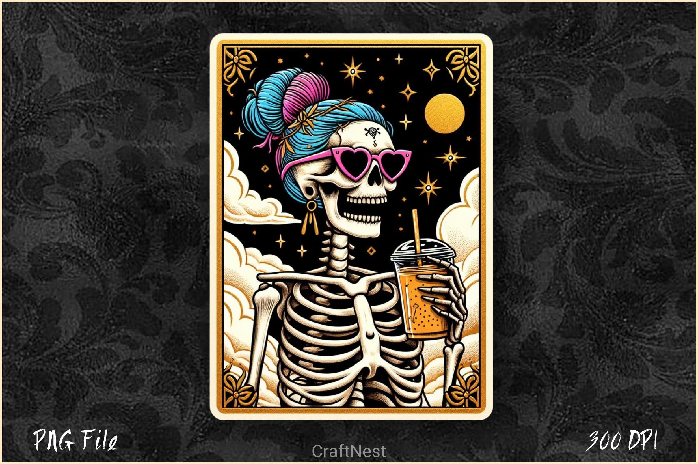 Mom Club Dropout Sassy Tarot Card Clipart Bundle