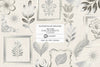 Silver Foil Elements Clipart