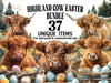 Highland Cow Easter