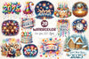 New Year 2025's Clipart Bundle