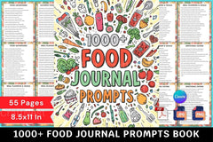 Food Prompts Book for Creative Inspiration - CraftNest - Digital Crafting and Art