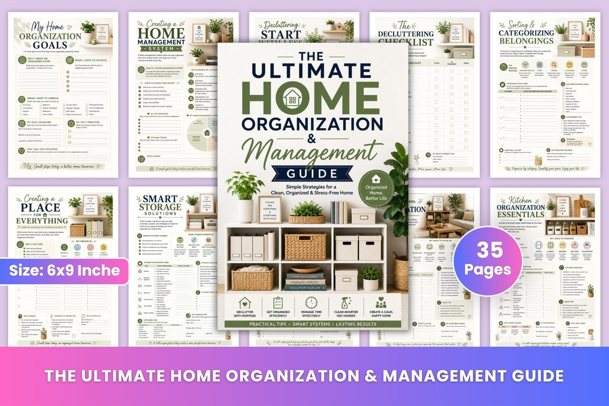 The Ultimate Home Organization Management Guide