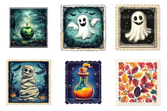 Cute Halloween Alphabet Clipart Bundle - CraftNest - Digital Crafting and Art