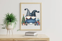 Christmas Gnome & Truck Clipart Bundle 2 - CraftNest - Digital Crafting and Art